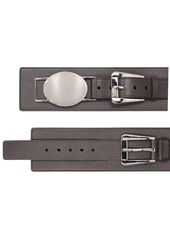 Michael Kors Gloria Leather Double Buckle Large Belt
