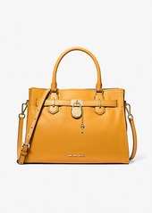 Michael Kors Hamilton Medium Leather Satchel