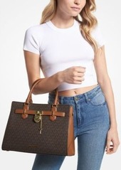 Michael Kors Hamilton Medium Logo Satchel