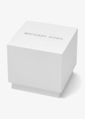 Michael Kors Harlowe Pavé Silver-Tone Watch