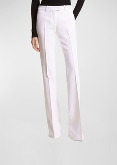 Michael Kors Haylee Double-Crepe Flare Trousers