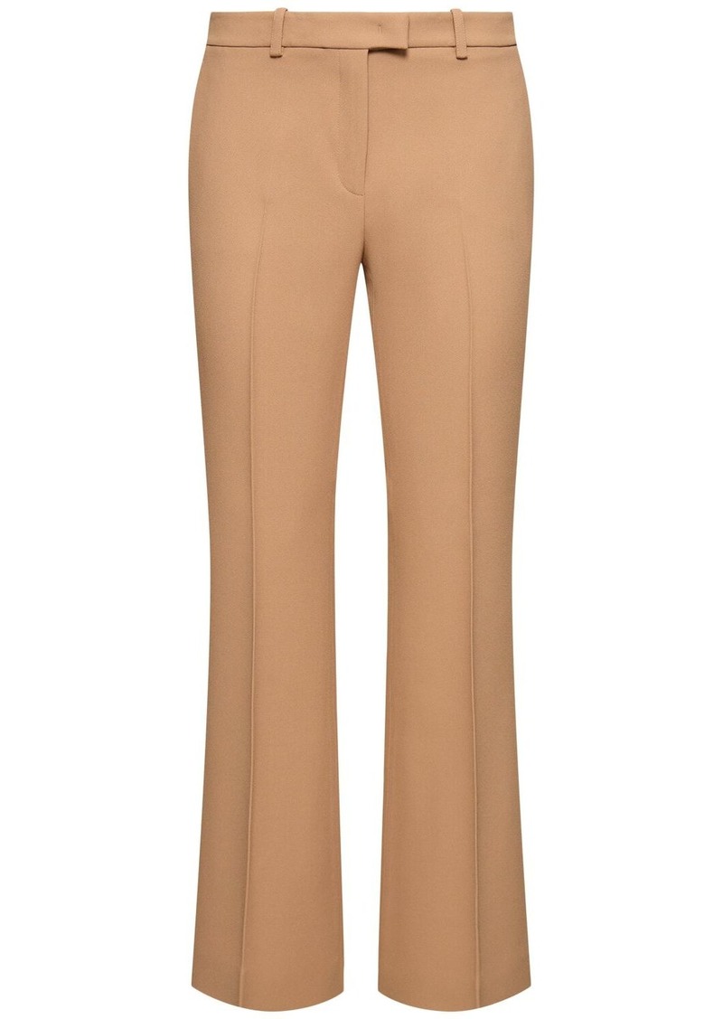 Michael Kors Haylee Flared Crepe Cropped Pants