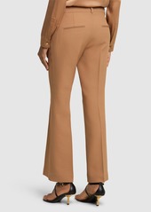 Michael Kors Haylee Flared Crepe Cropped Pants