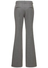 Michael Kors Haylee Mid Rise Wool Flared Pants