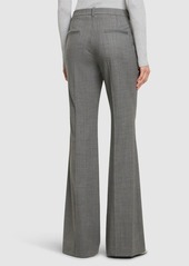 Michael Kors Haylee Mid Rise Wool Flared Pants