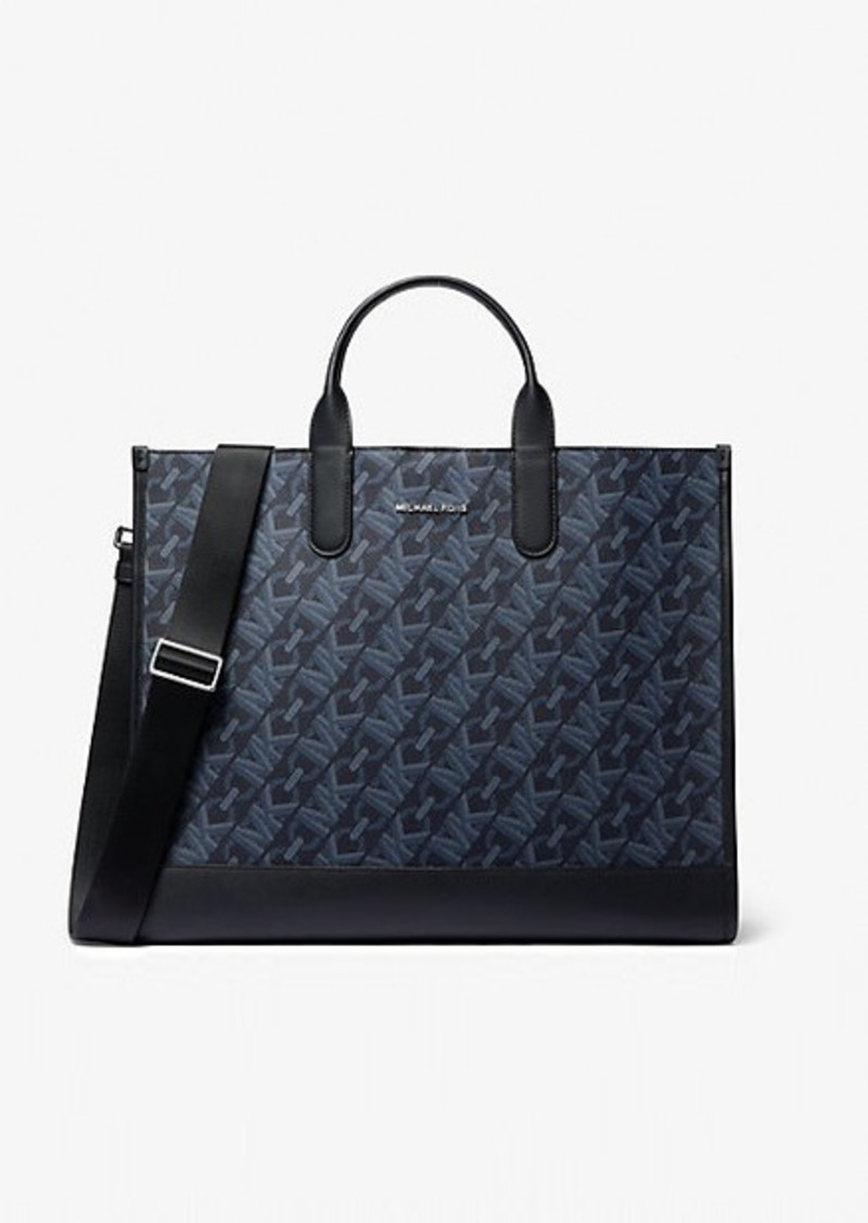 Michael Kors Hudson Empire Signature Logo Tote Bag