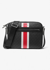 Michael Kors Hudson Logo Stripe Camera Bag