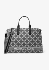 Michael Kors Hudson Oversized Empire Logo Jacquard Tote Bag