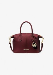 Michael Kors Hyde Small Pebbled Leather Satchel