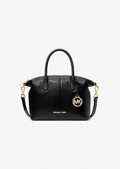 Michael Kors Hyde Small Pebbled Leather Satchel