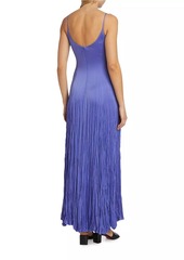 Michael Kors Jamison Crushed Maxi Slip Dress