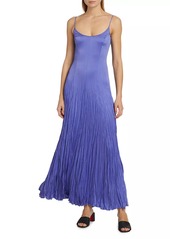 Michael Kors Jamison Crushed Maxi Slip Dress