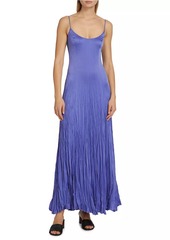 Michael Kors Jamison Crushed Maxi Slip Dress