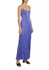 Michael Kors Jamison Crushed Maxi Slip Dress