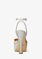 Michael Kors Jensen Glitter Platform Sandal