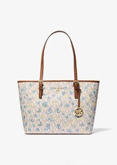 Michael Kors Jet Set Charm Medium Floral Print Logo Tote Bag