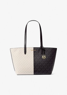 Michael Kors Jet Set Medium Two-Tone Logo Tote Bag