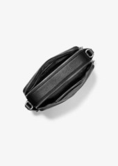 Michael Kors Jet Set Small Pebbled Leather Double-Zip Camera Bag