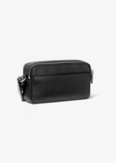 Michael Kors Jet Set Small Pebbled Leather Double-Zip Camera Bag