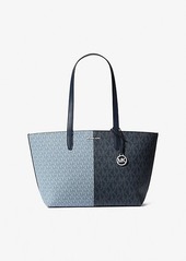 Michael Kors Jet Set Travel Medium Two-Tone Logo Tote Bag