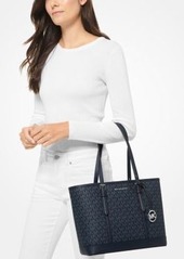 Michael Kors Jet Set Travel Small Logo Top-Zip Tote Bag