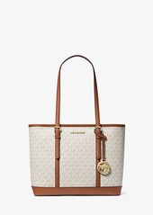 Michael Kors Jet Set Travel Small Logo Top-Zip Tote Bag