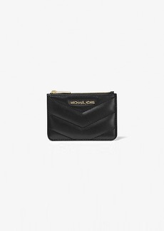 Michael Kors Jet Set Travel Small Quilted Coin Pouch