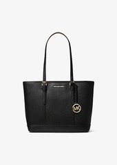 Michael Kors Jet Set Travel Small Saffiano Leather Top-Zip Tote Bag