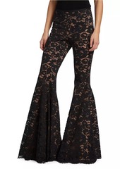 Michael Kors Joplin Floral Lace Bell-Bottom Pants