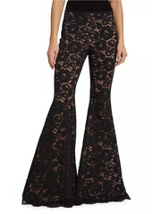 Michael Kors Joplin Floral Lace Bell-Bottom Pants