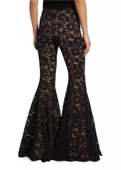 Michael Kors Joplin Floral Lace Bell-Bottom Pants