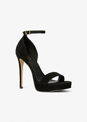 Michael Kors Jordyn Suede Platform Sandal