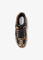 Michael Kors Kai Leopard Print Calf Hair Sneaker