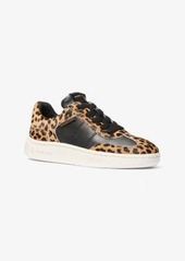 Michael Kors Kai Leopard Print Calf Hair Sneaker