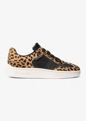 Michael Kors Kai Leopard Print Calf Hair Sneaker