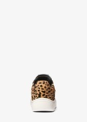 Michael Kors Kai Leopard Print Calf Hair Sneaker