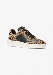 Michael Kors Kai Leopard Print Calf Hair Sneaker