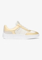 Michael Kors Kai Metallic Leather Sneaker