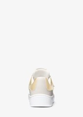 Michael Kors Kai Metallic Leather Sneaker