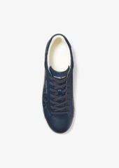 Michael Kors Keating Empire Signature Logo and Leather Sneaker