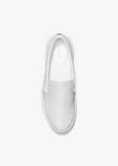 Michael Kors Keaton Glitter Chain Mesh Slip-On Sneaker