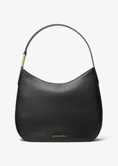 Michael Kors Kensington Large Pebbled Leather Hobo Shoulder Bag