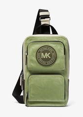 Michael Kors Kent Logo Jacquard Nylon Sling Pack