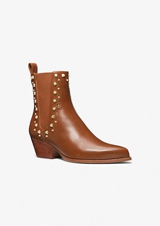 Michael Kors Kinlee Astor Studded Leather Ankle Boot