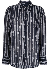 MICHAEL Michael Kors knot-motif long-sleeved shirt
