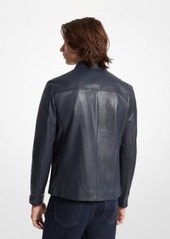 Michael Kors Leather Racer Jacket