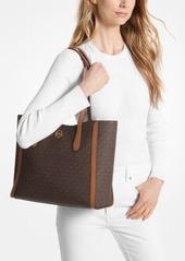 Michael Kors Leida Large Signature Logo Tote Bag