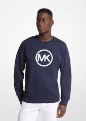 Michael Kors Logo Charm Cotton Blend Sweatshirt