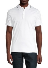Michael Kors Lo​go Contrast-Tipped Polo