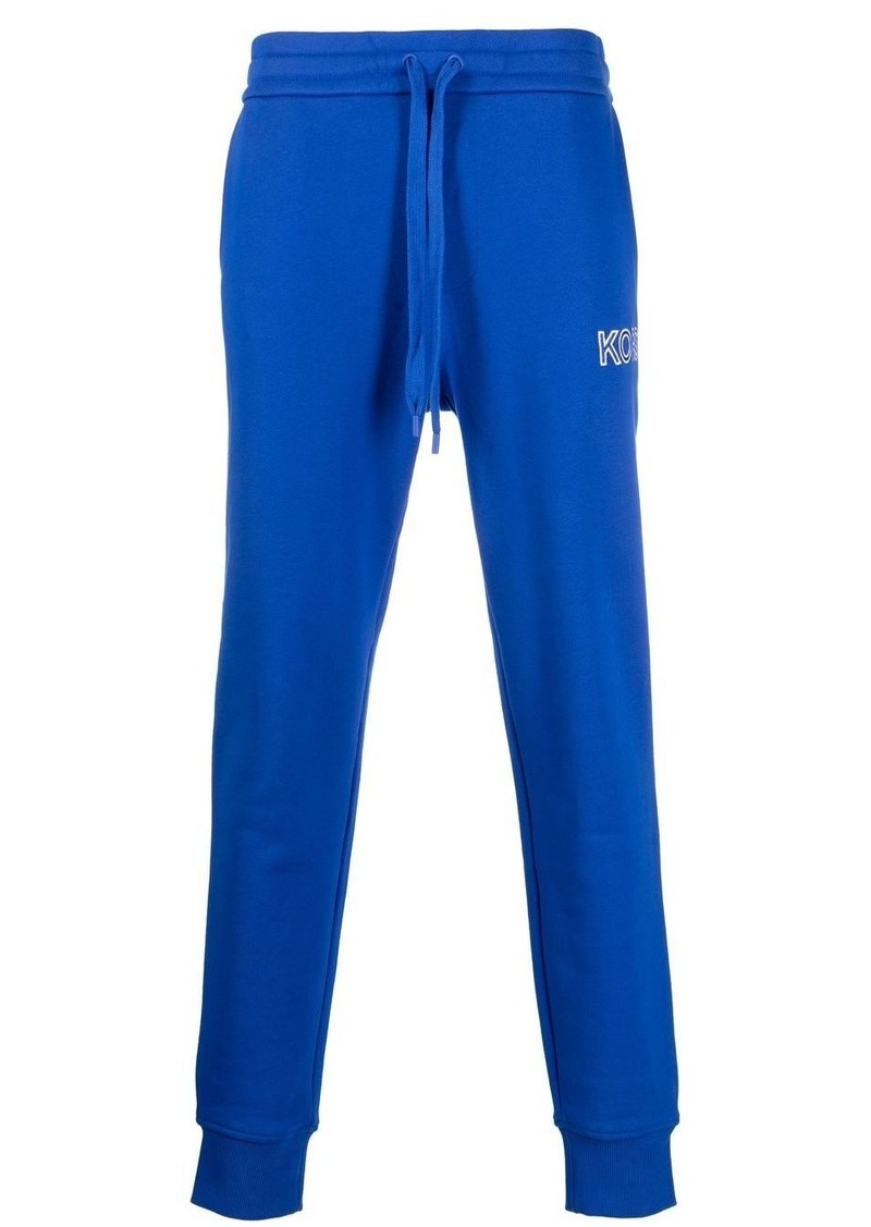Michael Kors logo-embroidered tapered track pants